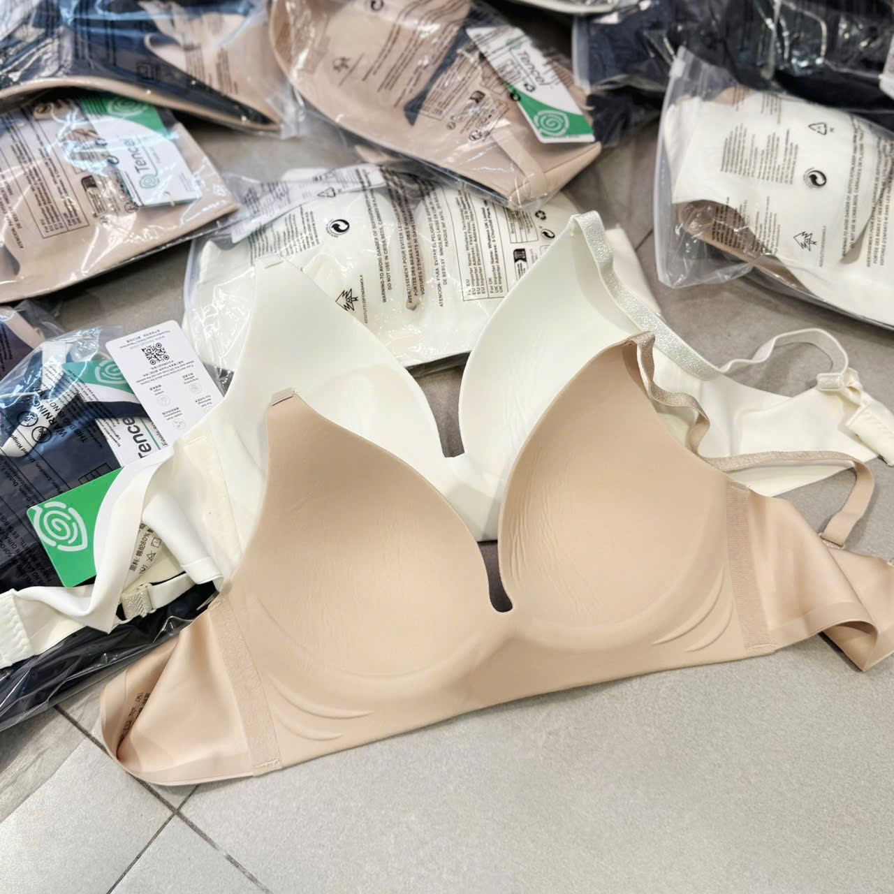 SET 2 ÁO LÓT ĐÚC LIỀN KHỐI XUẤT MỸ TENCEL