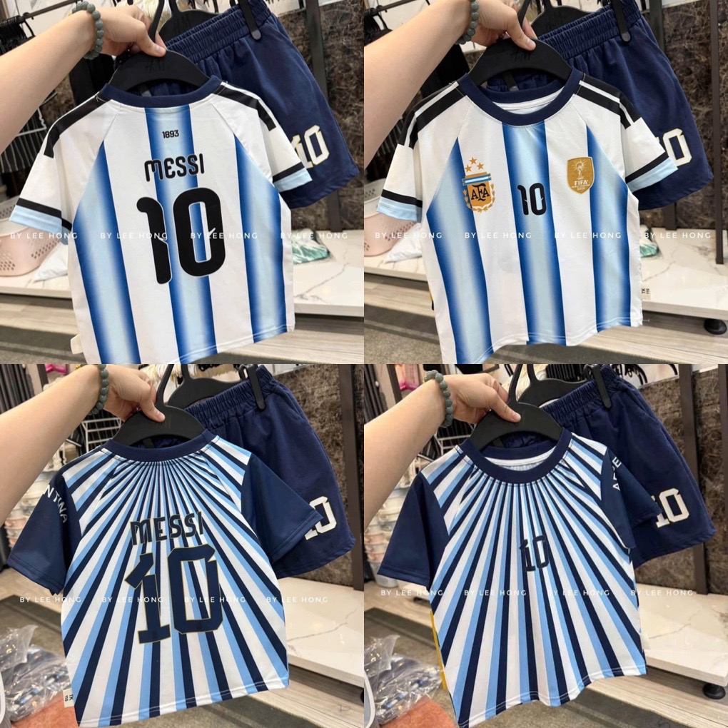 SET 2 BỘ ĐÙI MESSI KẺ XANH BT