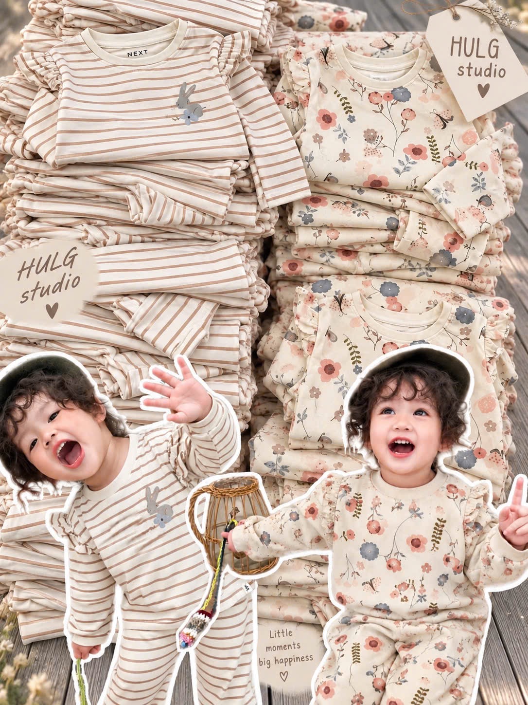 SET 2 BỘ THỎ TAY CÁNH TIÊN TONE BE