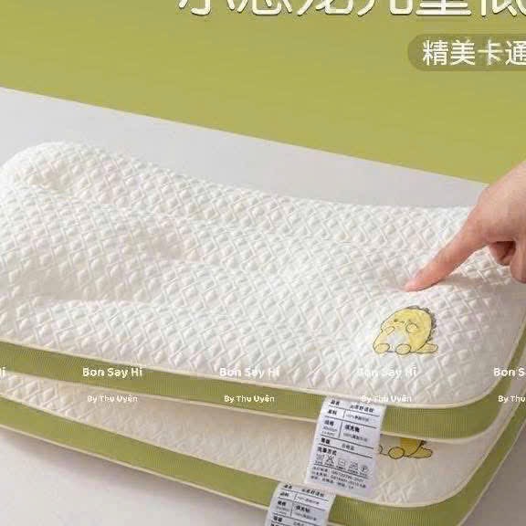 SET 2 GỐI KHỦNG LONG VIỀN XANH CHO BE