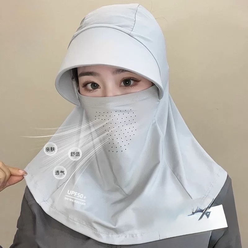 SET 2 MŨ NẮNG KHẨU TRANG 90+ random màu