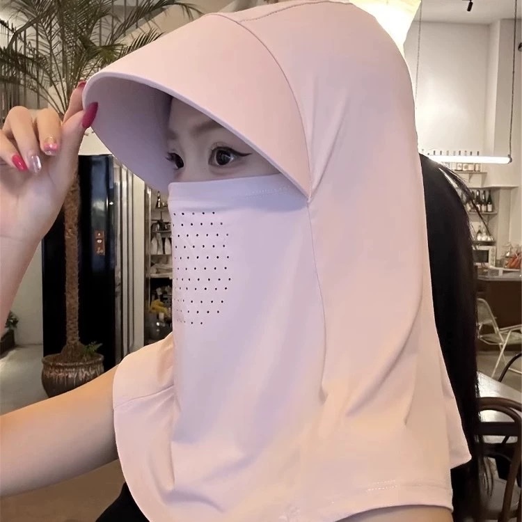 SET 2 MŨ NẮNG KHẨU TRANG 90+ random màu