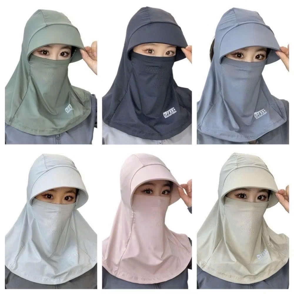 SET 2 MŨ NẮNG KHẨU TRANG 90+ random màu