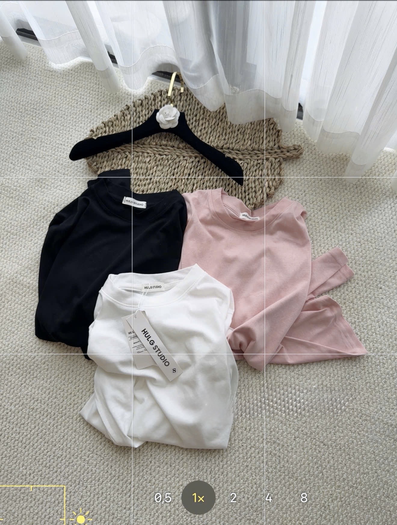 SET 3 ÁO CỘC DÀI TAY ĐEN TRẮNG HỒNG NỮ