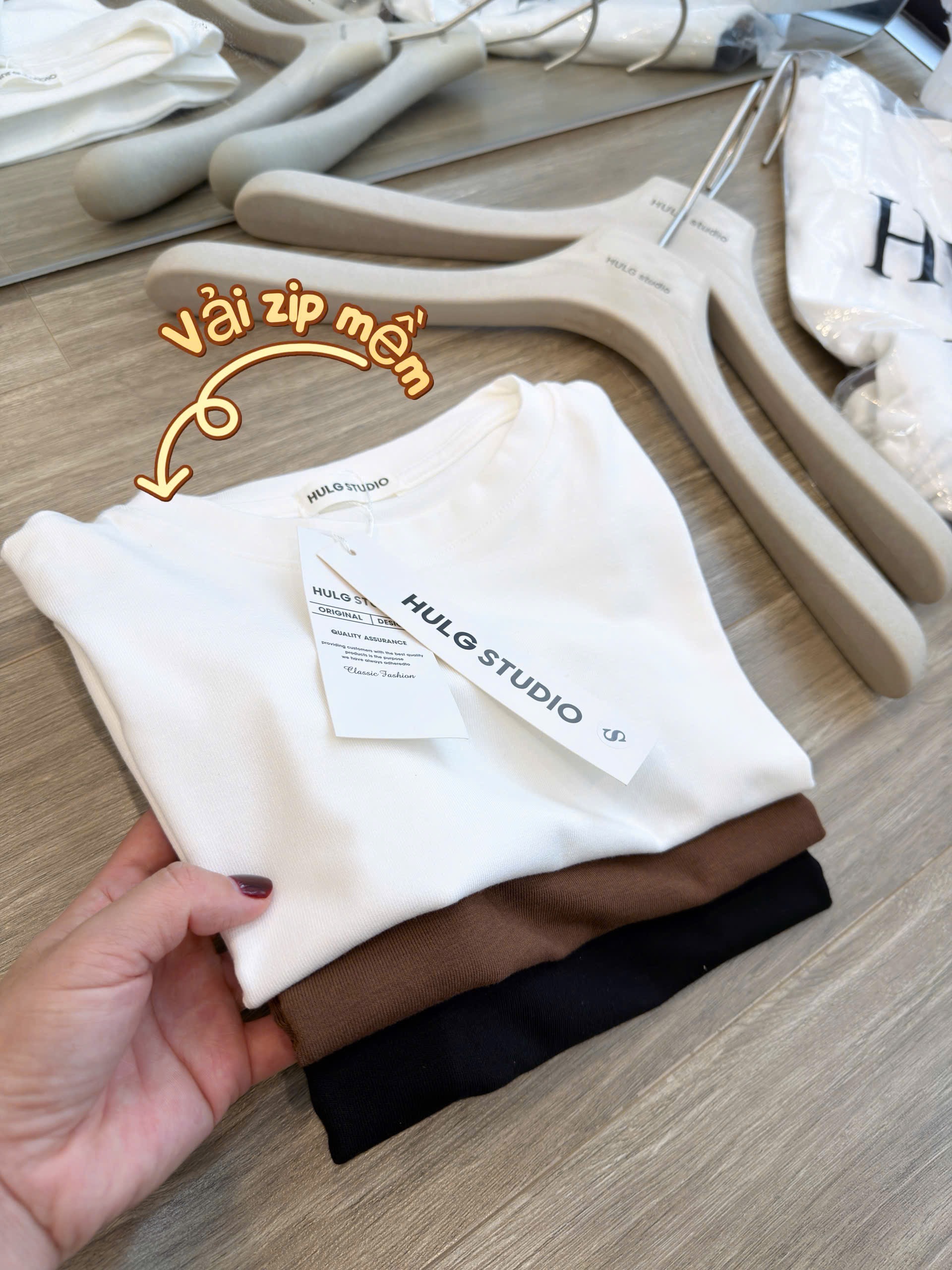 SET 3 ÁO PULL CỘC ĐEN TRẮNG NÂU