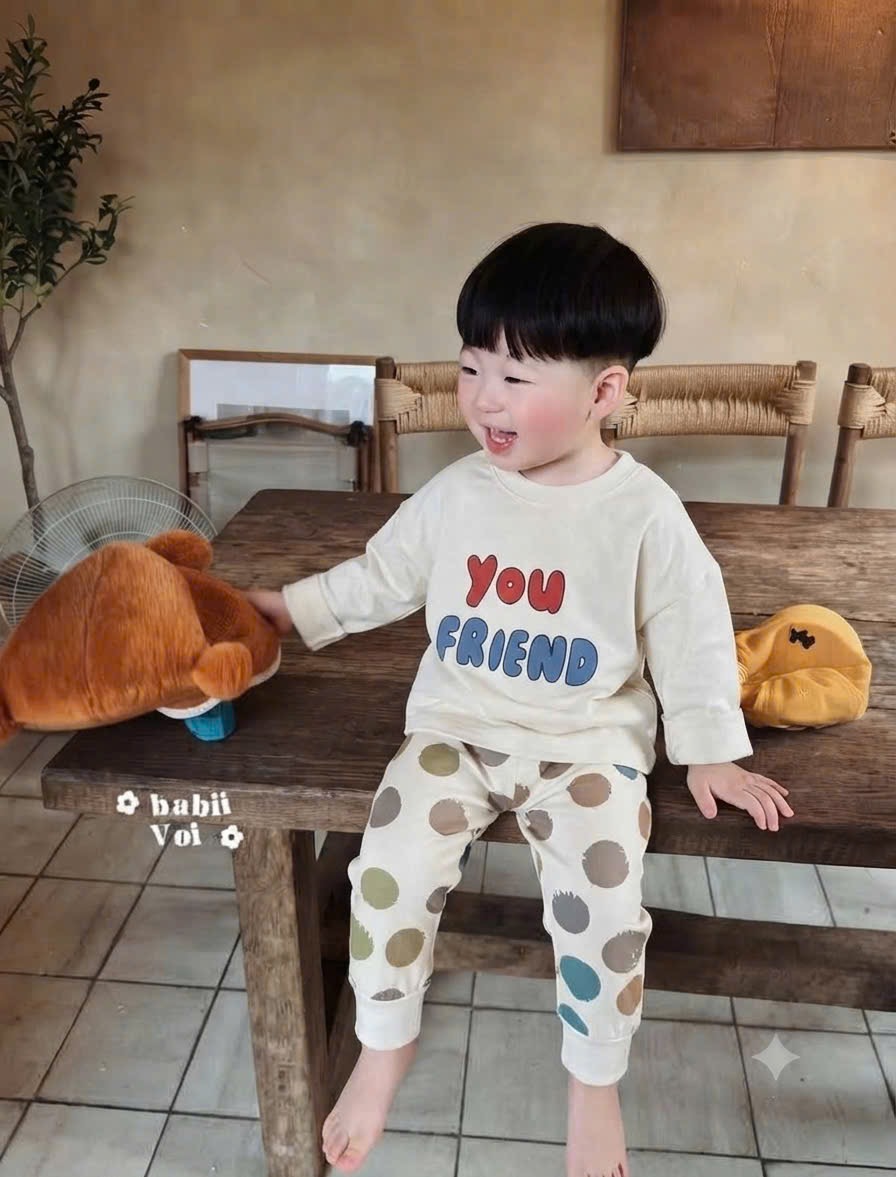 SET 3 BỘ BT YOUR FRIEND XANH CAM