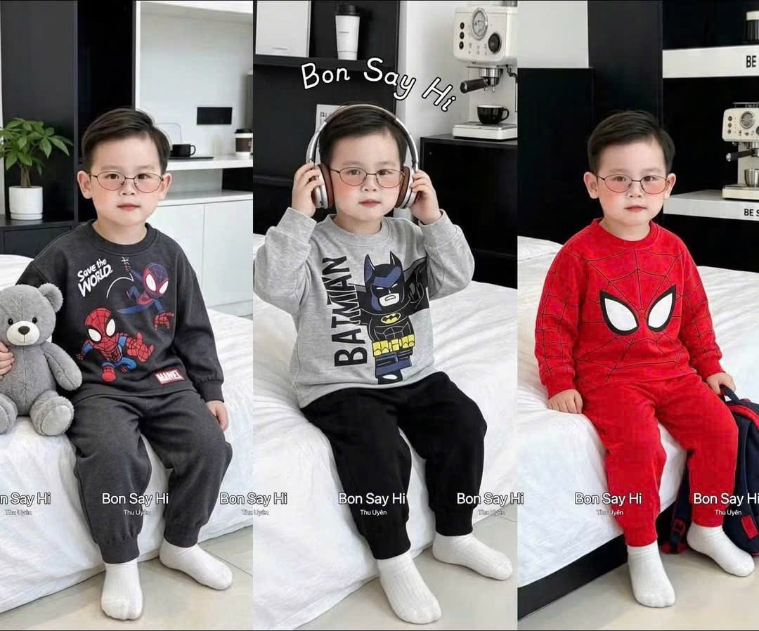 SET 3 BỘ DT HÌNH NGƯỜI NHỆN MAVEL BT
