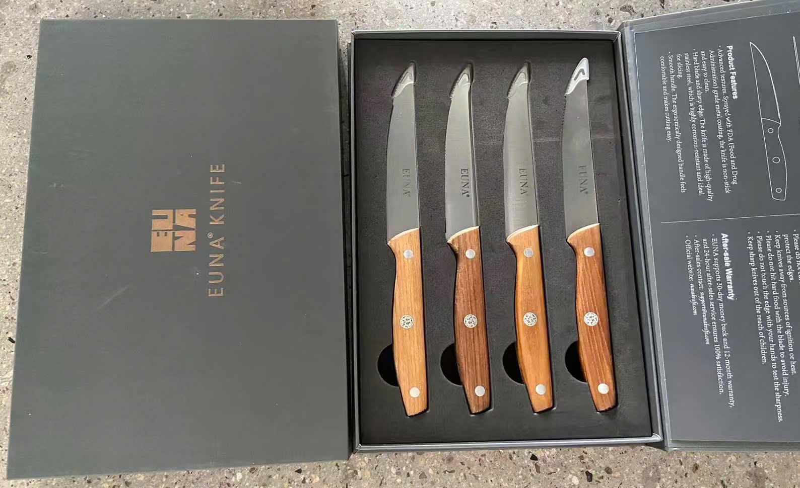 SET 4 DAO GỌT EUNA FULL BOX