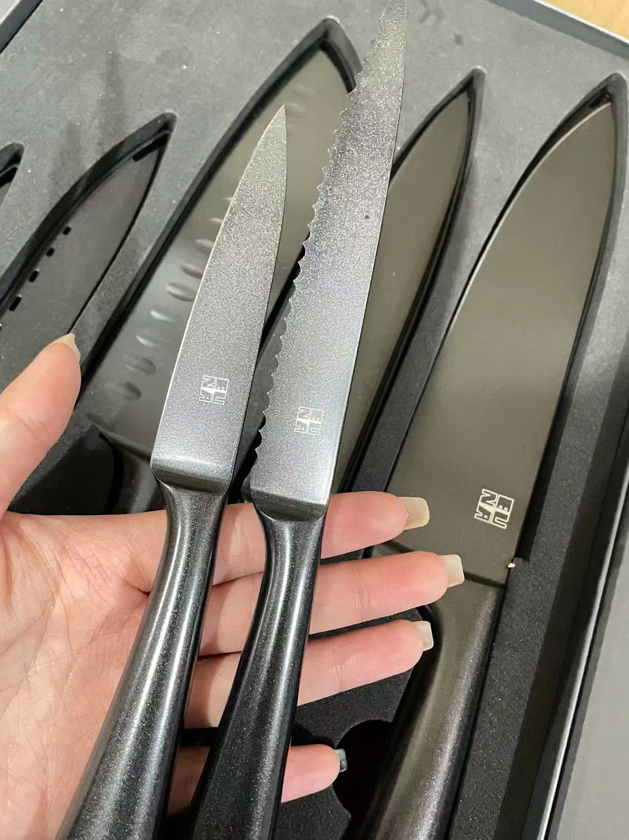 SET 5 DAO ĐÚC THÉP NGUYÊN KHỐI EUNA DƯ XIN