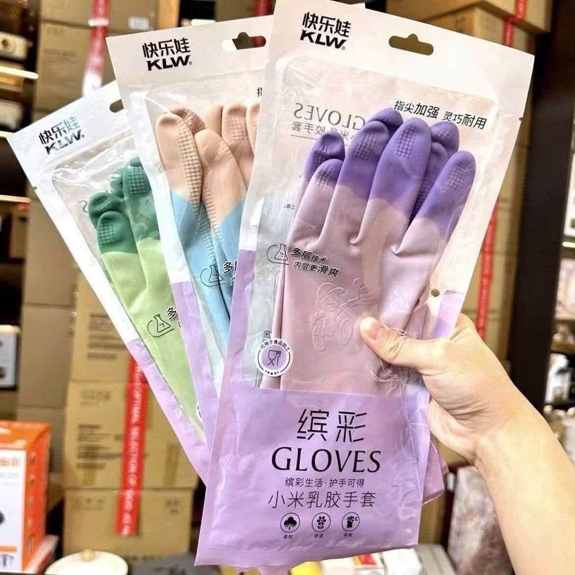 SET 5 ĐÔI GĂNG TAY GLOVES DỌN NHÀ HÀNG ĐẸP