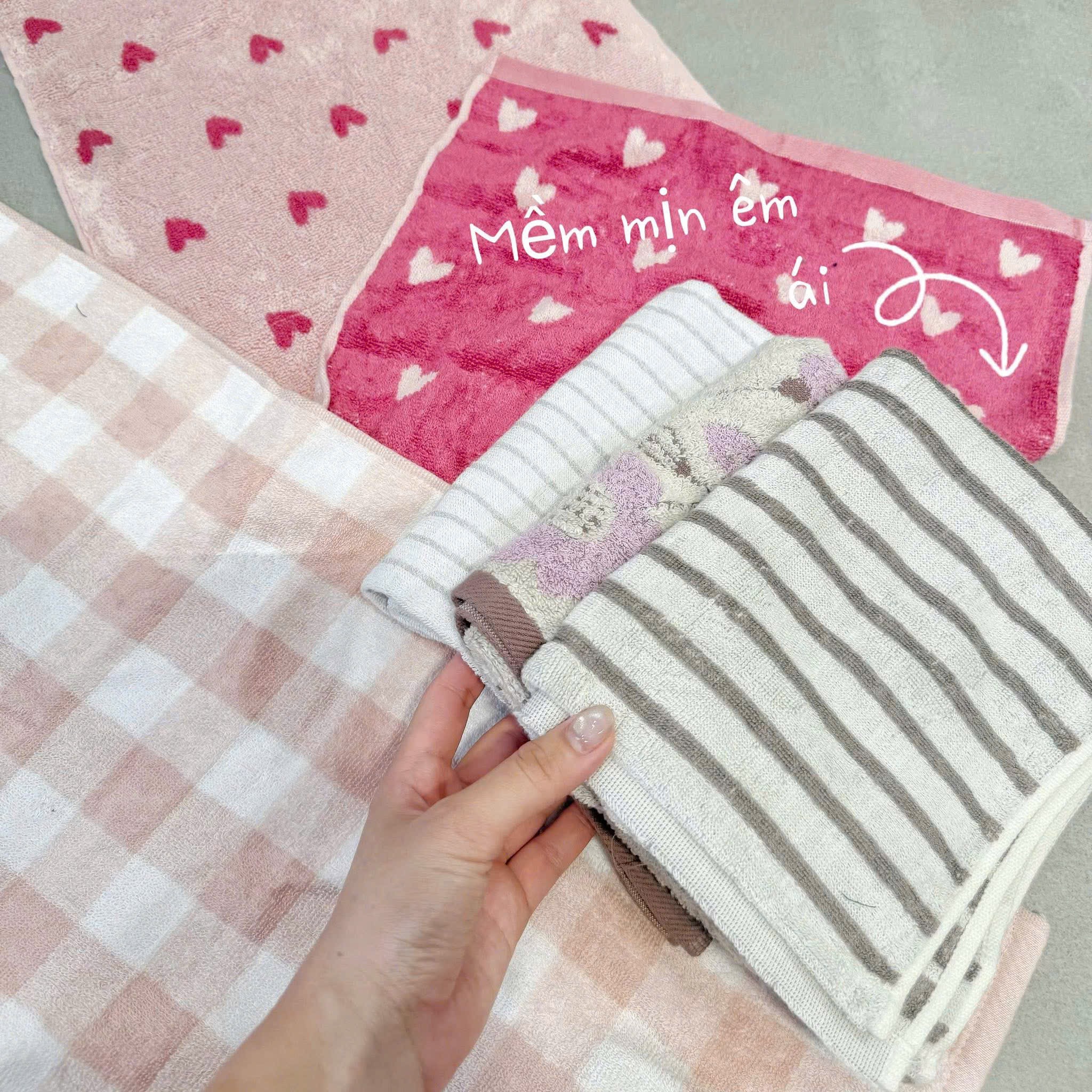SET 5 KHĂN TẮM GỘI KẺ LOVE ENTERNAL XUẤT DƯ