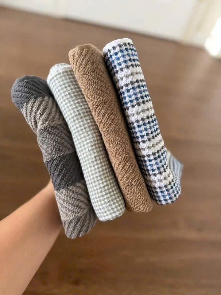 SET 5 KHĂN TẮM GỘI XUẤT MỸ