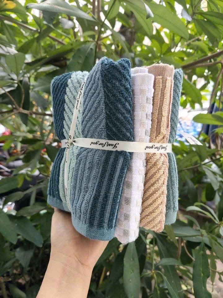 SET 5 KHĂN TẮM GỘI XUẤT MỸ