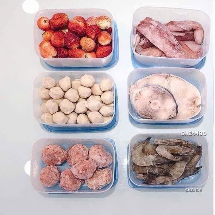 SET 6 HỘP TUPP TRỮ ĐÔNG 1.7L CHÍNH HÃNG FULL BOX