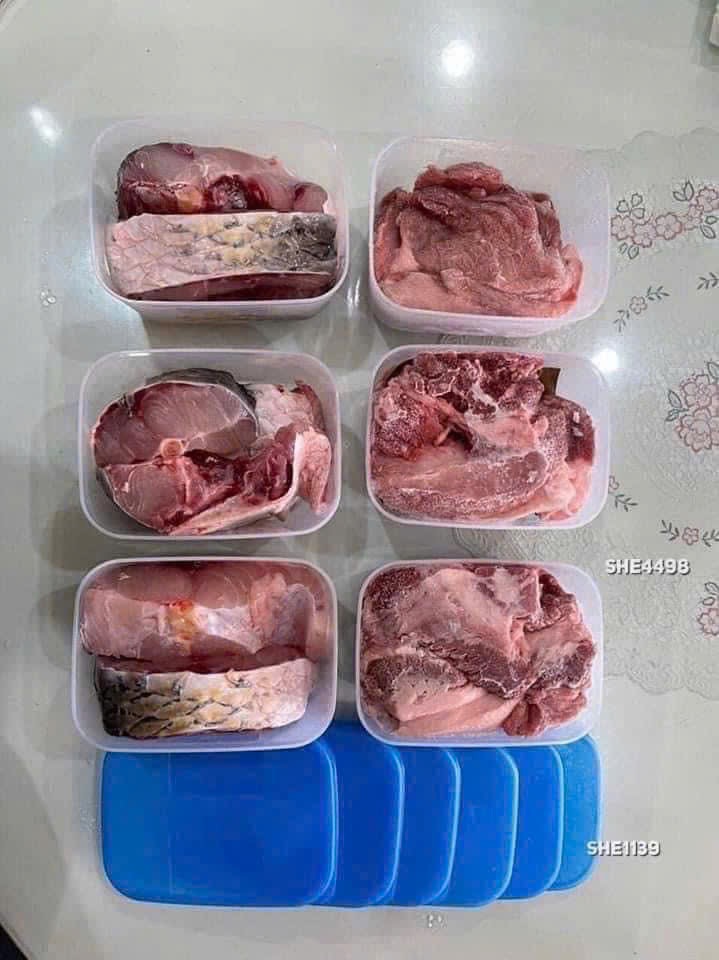 SET 6 HỘP TUPP TRỮ ĐÔNG 1.7L CHÍNH HÃNG FULL BOX