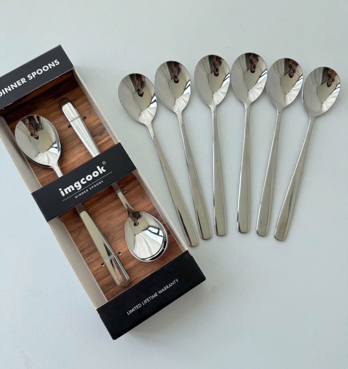 SET 6 THÌA CAO CẤP CHUẨN AUTH CỦA IMGCOOK
