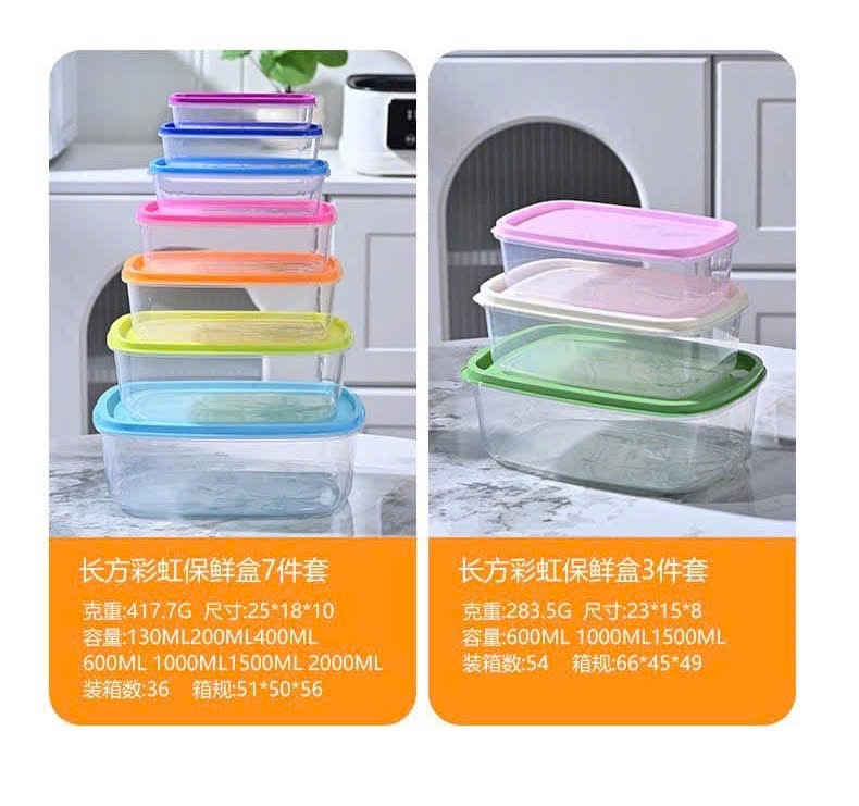 SET 7 HỘP ĐỰNG THỰC PHẨM