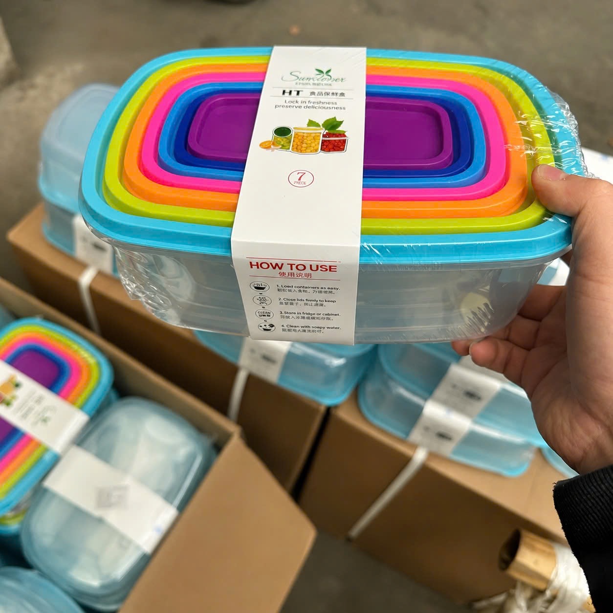 SET 7 HỘP ĐỰNG THỰC PHẨM
