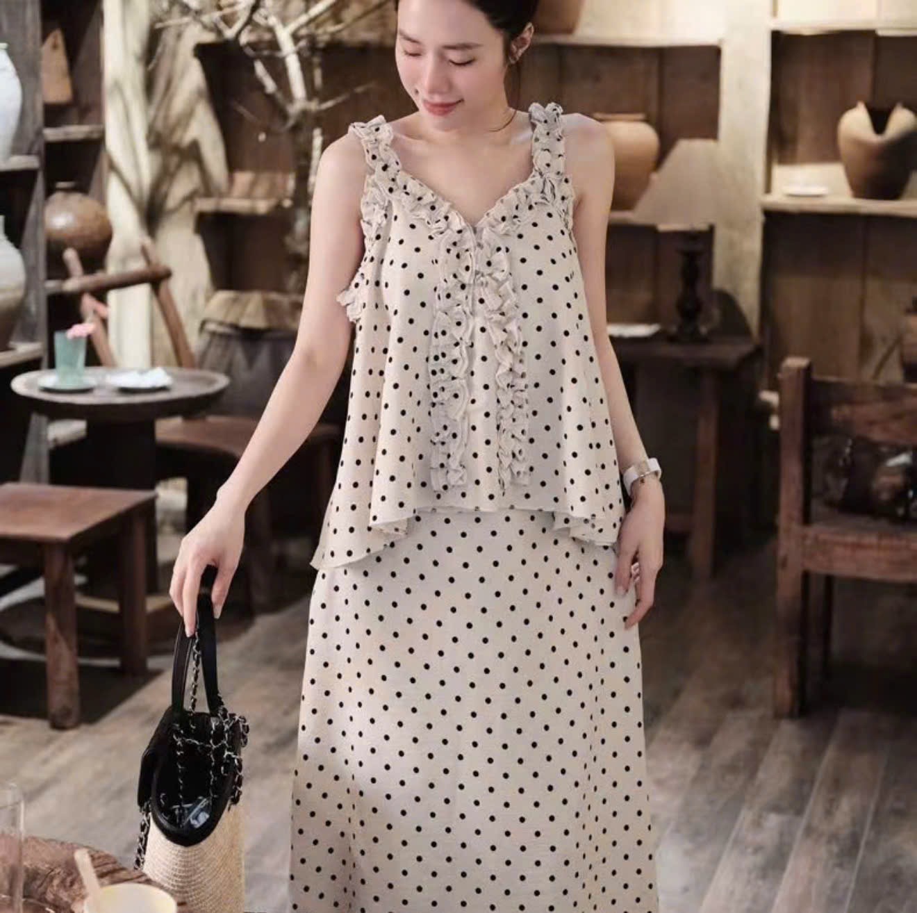 SÉT BE CHẤM BI PHỐI BÈO MIX CV MAXI