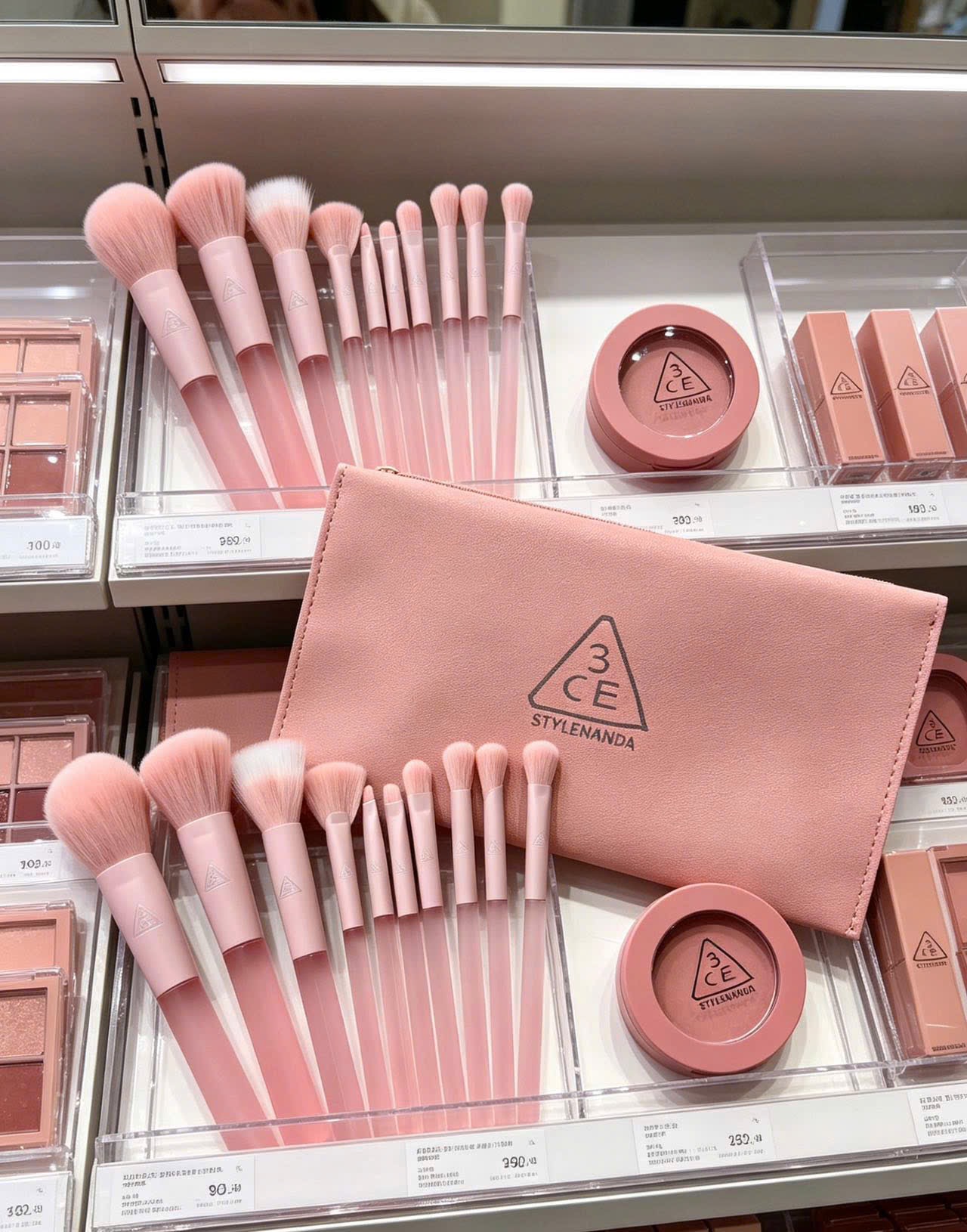 SET CỌ 10CT 3CE MÀU HỒNG