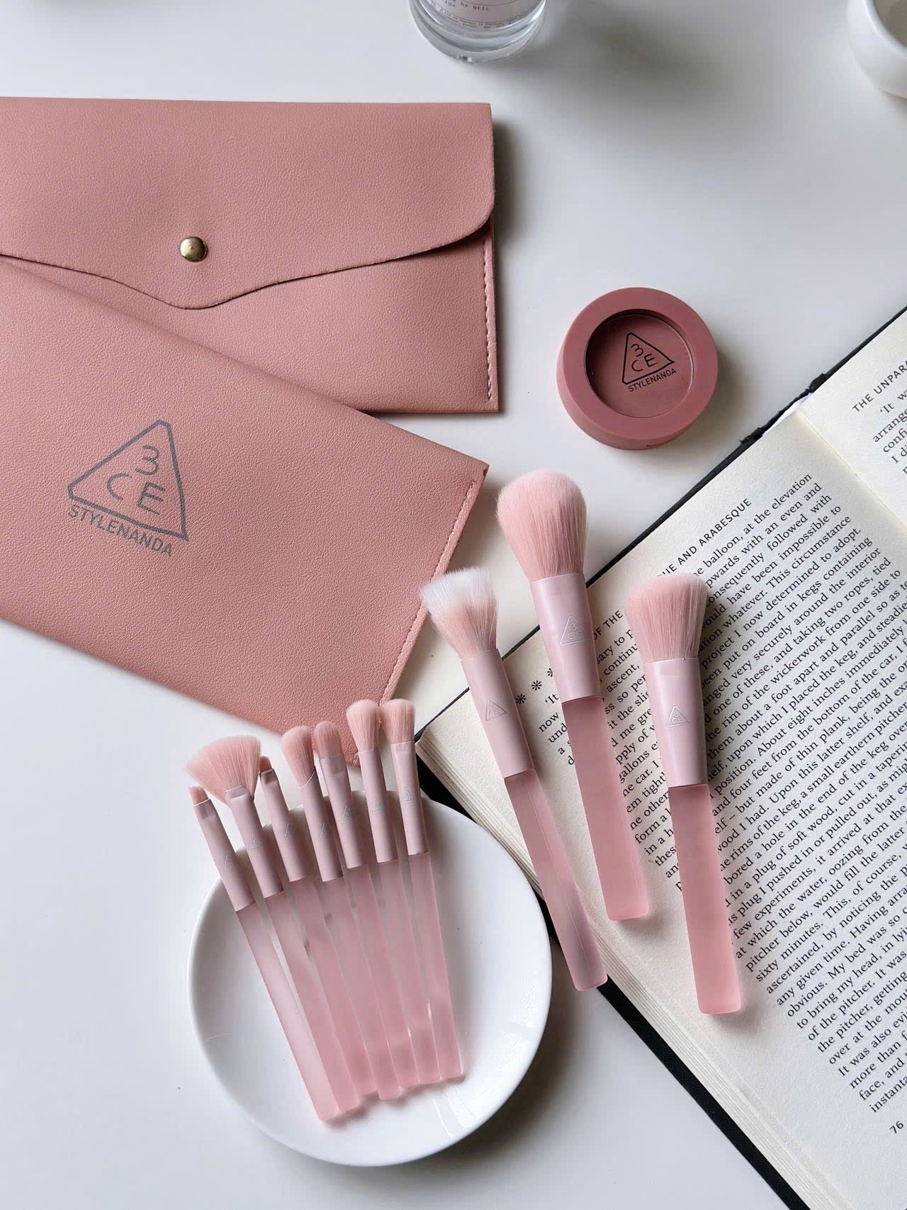 SET CỌ 10CT 3CE MÀU HỒNG