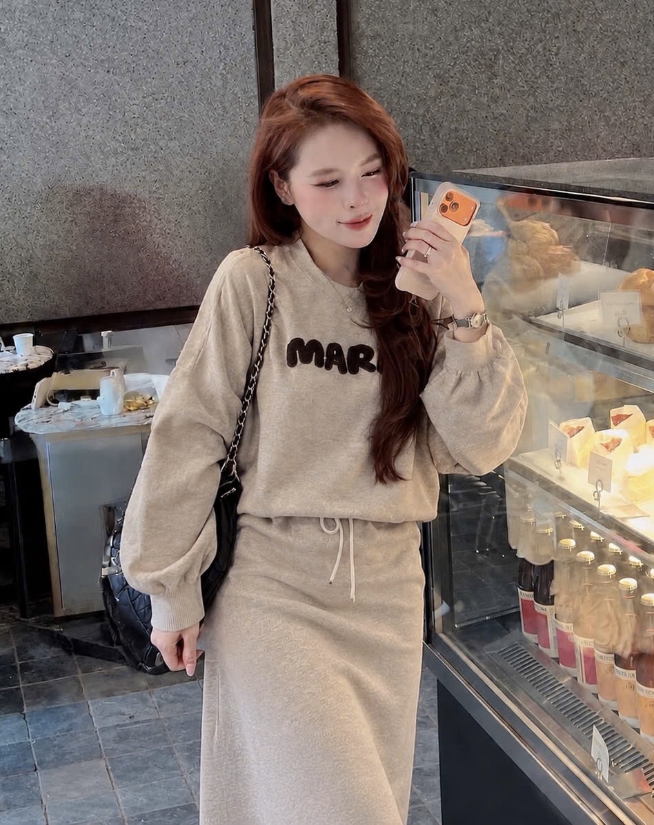 SÉT TĂM THỎ BE MIX CH CHỮ MARIA THÊU XÙ
