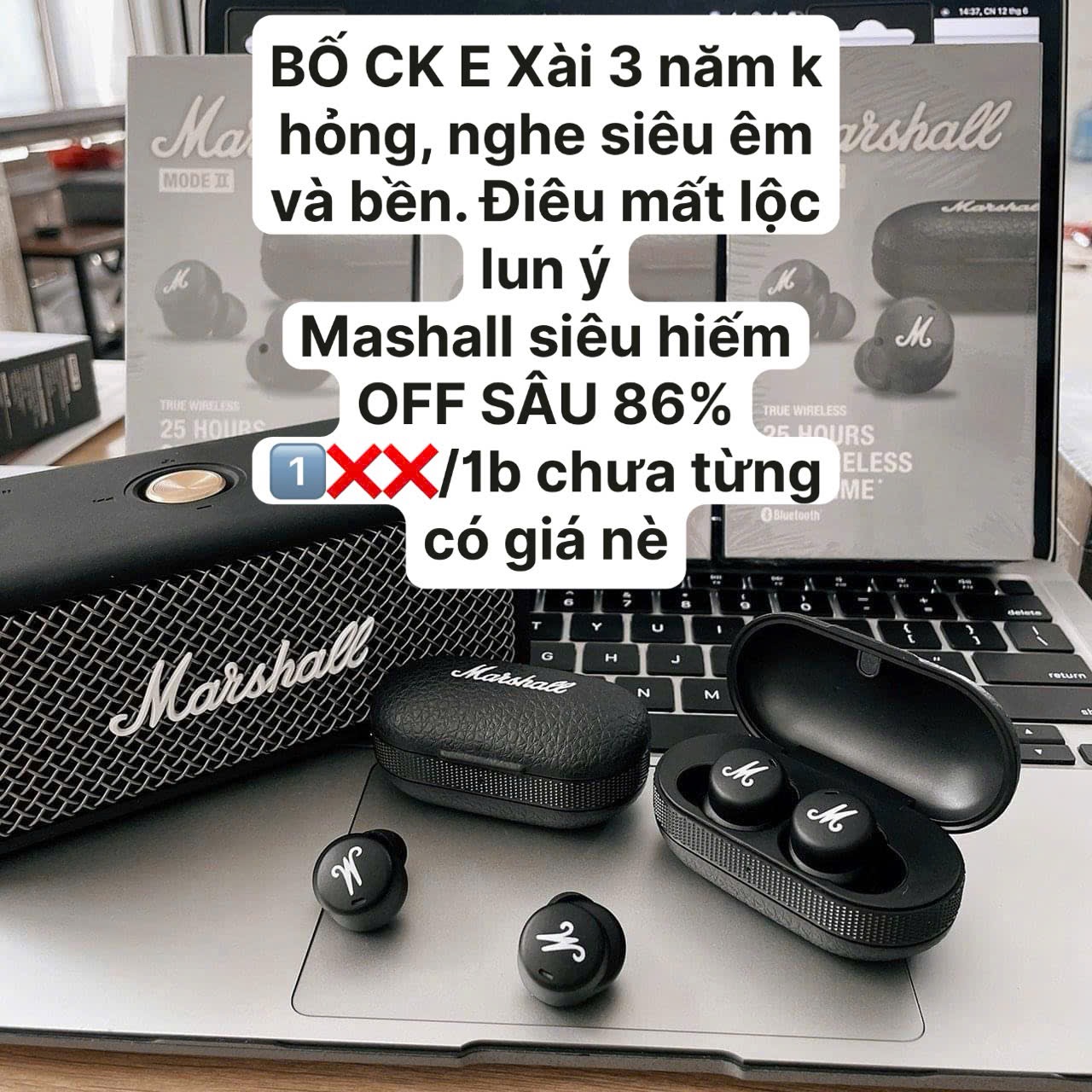 TAI NGHE MARSHALL SLCH