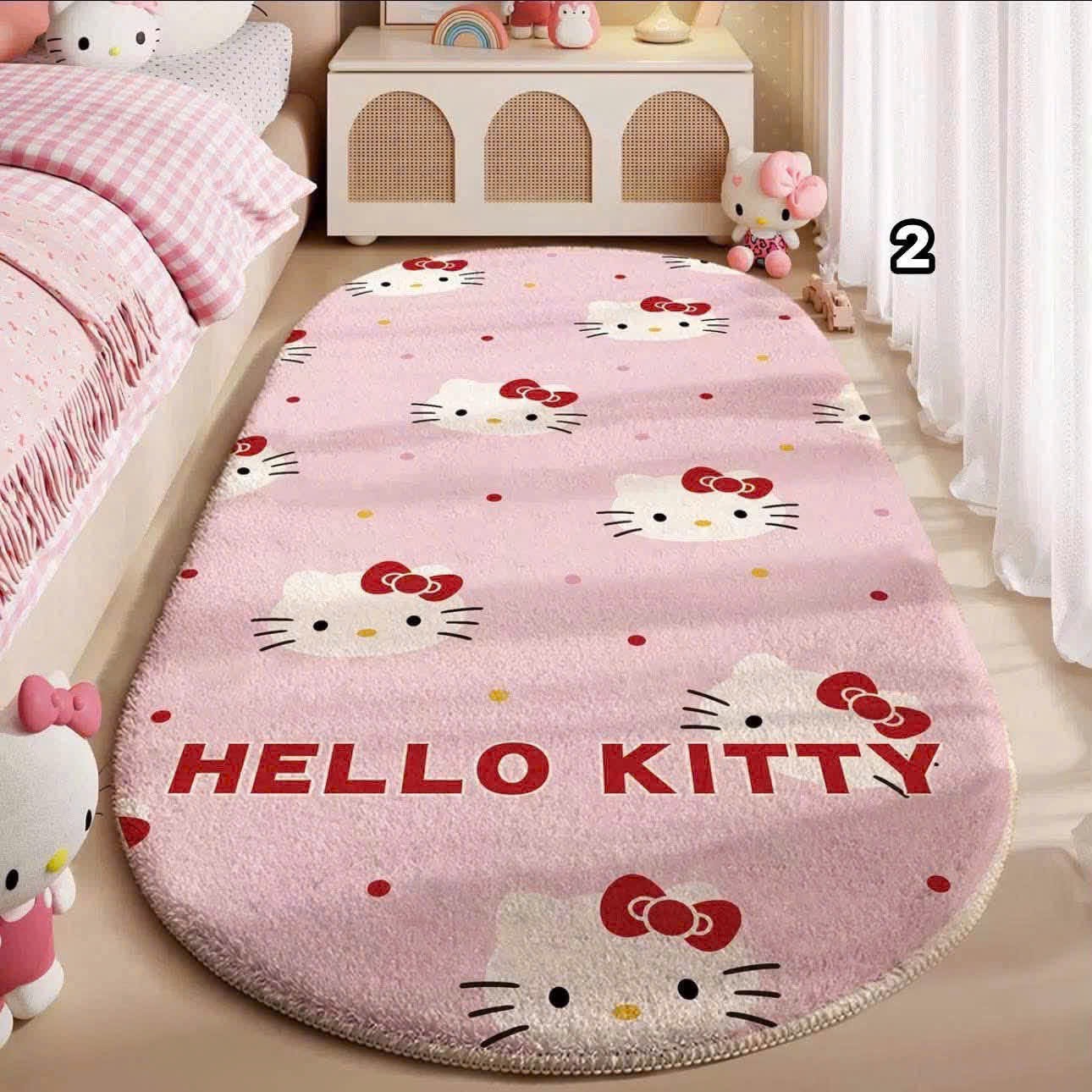 SET 2 THẢM TRẢI SÀN HELLO KITTY