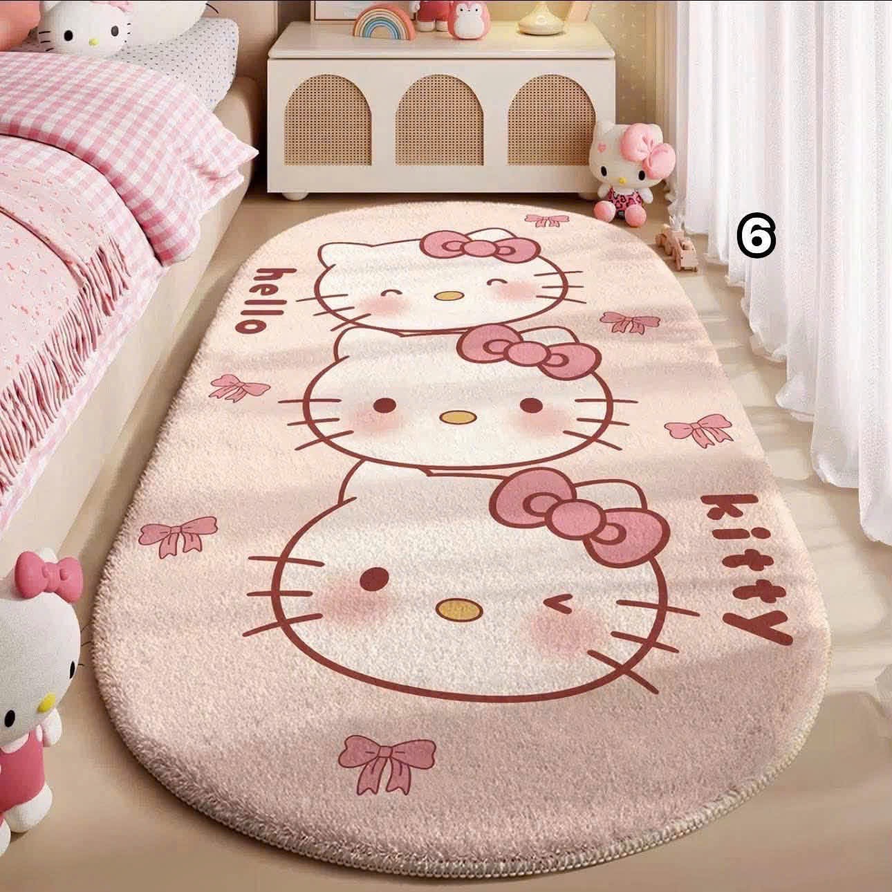 SET 2 THẢM TRẢI SÀN HELLO KITTY