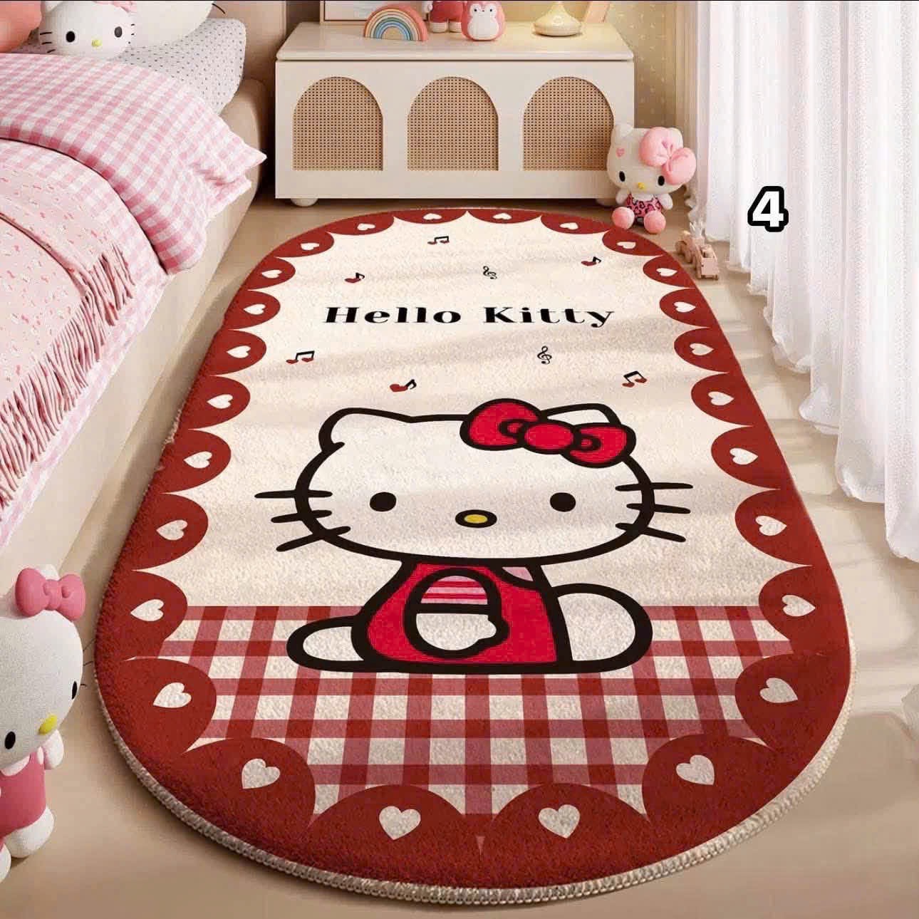 SET 2 THẢM TRẢI SÀN HELLO KITTY