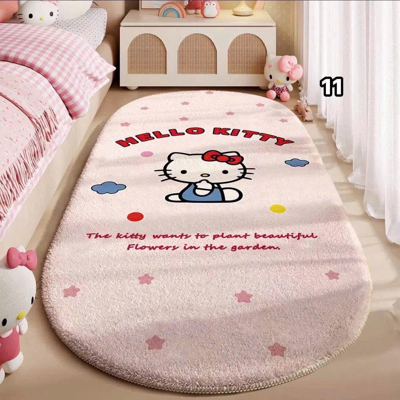SET 2 THẢM TRẢI SÀN HELLO KITTY
