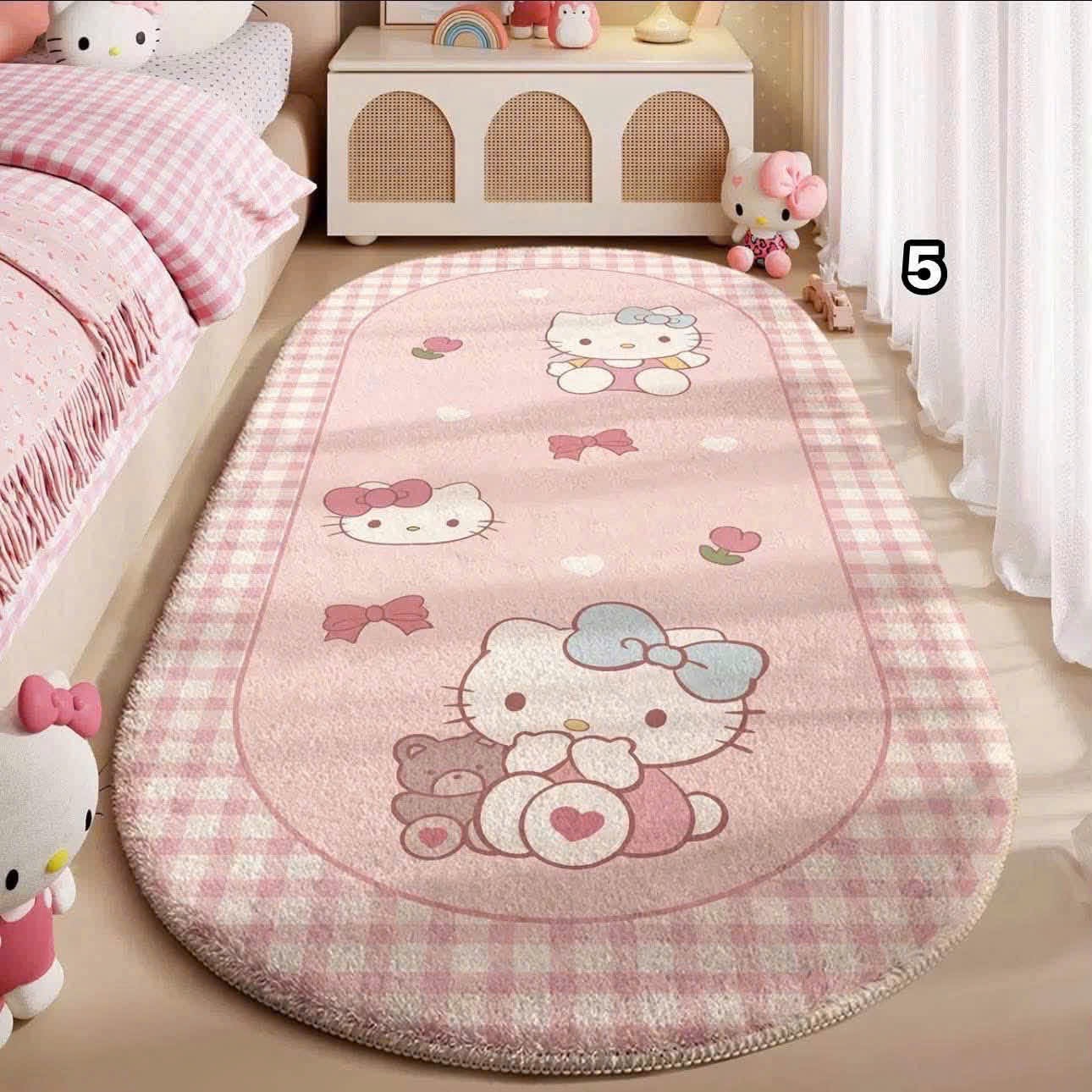 SET 2 THẢM TRẢI SÀN HELLO KITTY