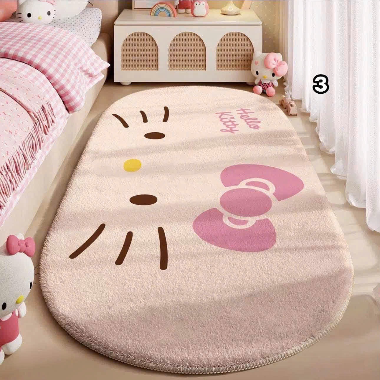 SET 2 THẢM TRẢI SÀN HELLO KITTY