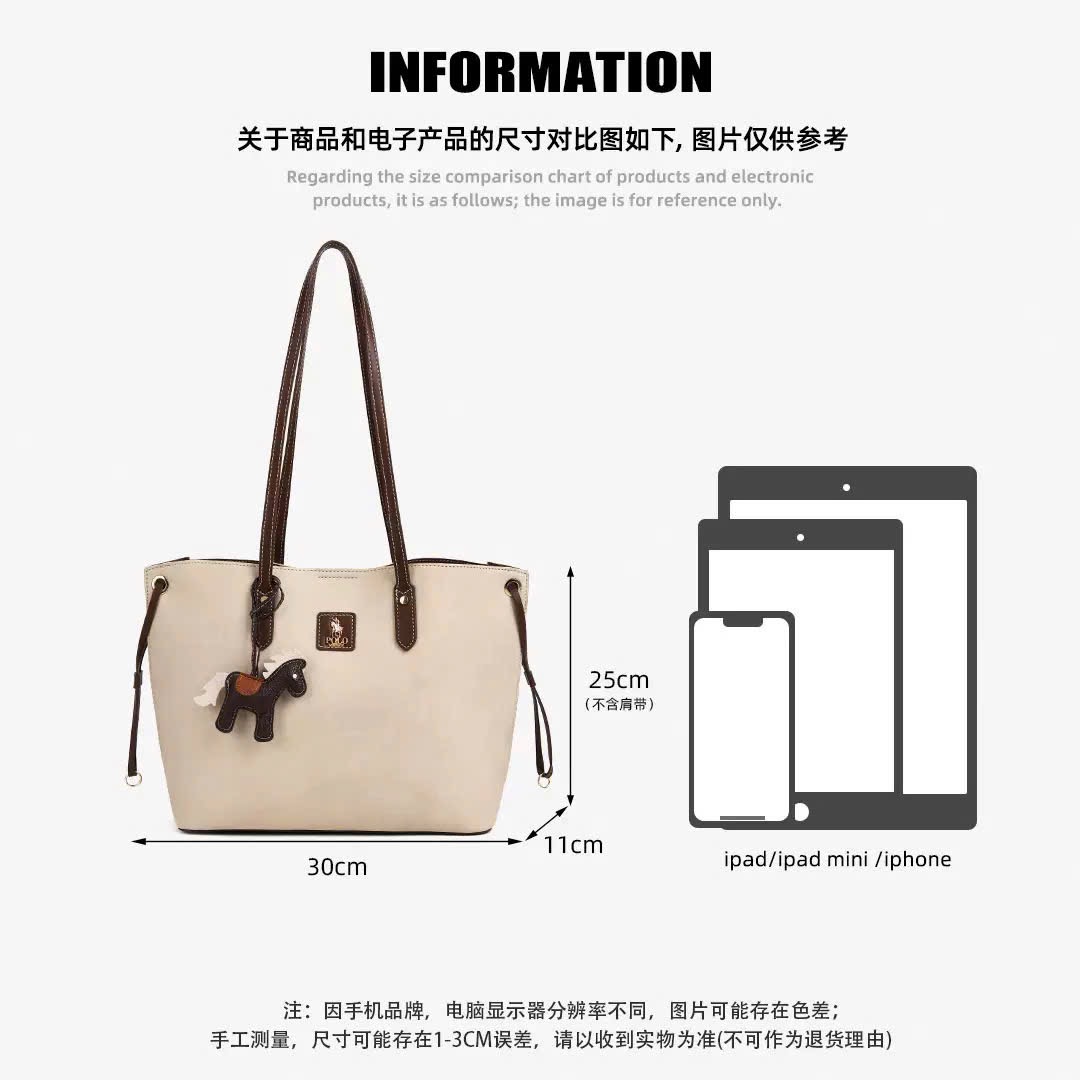 TÚI BIGSIZE KÈM CHARM NGỰA HS3264