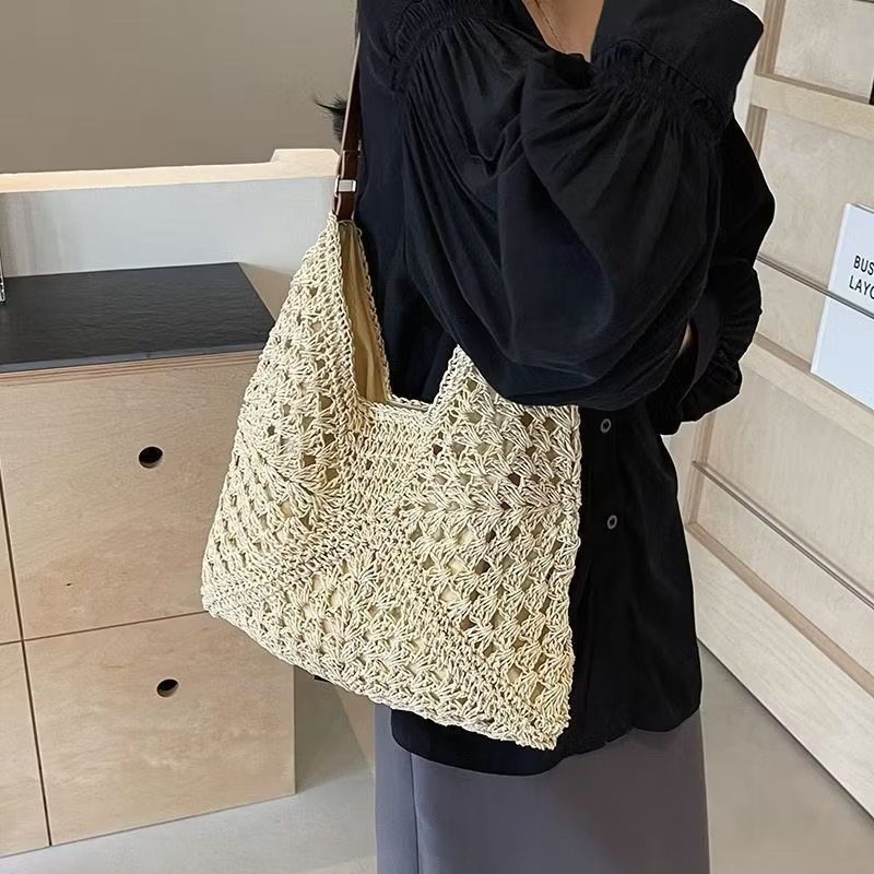 TÚI CÓI ĐI BIỂN QC MÀU BE