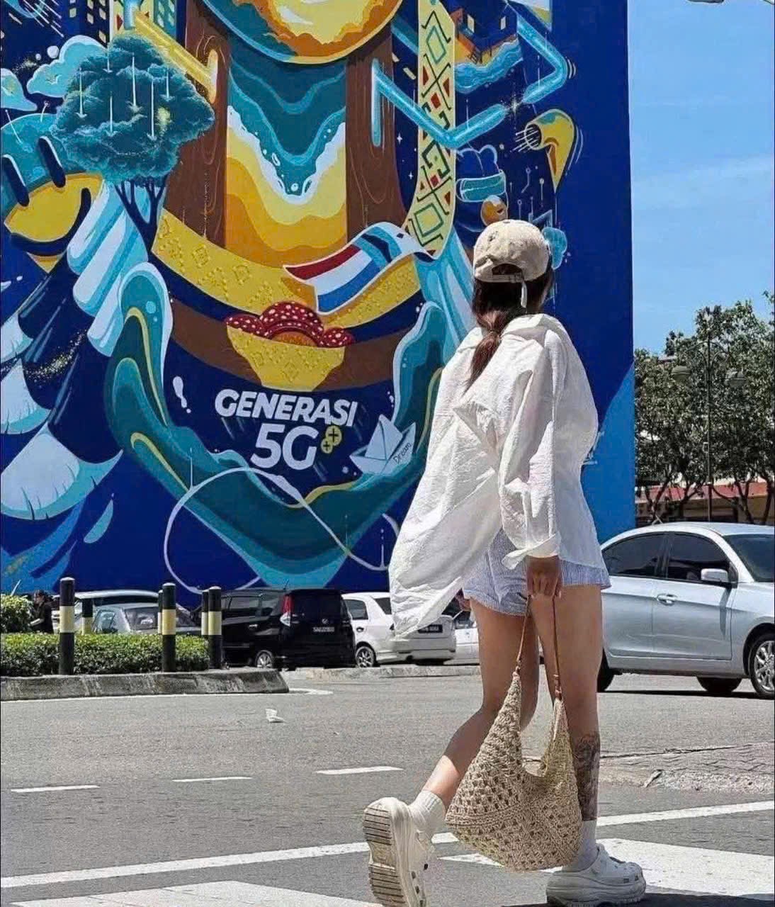 TÚI CÓI ĐI BIỂN QC MÀU BE