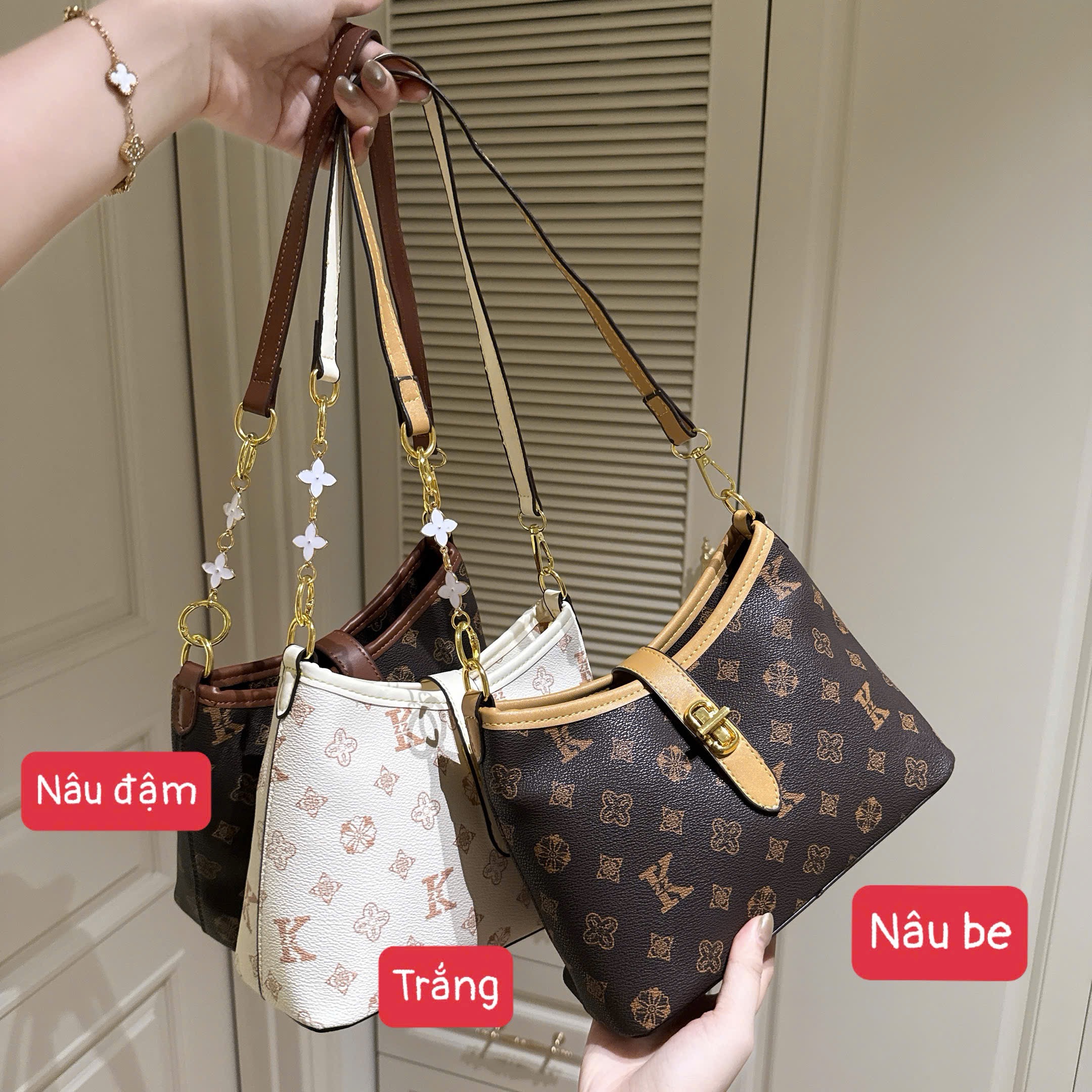 TÚI KẸP NÁCH CHỮ K 3 MÀU CHO NỮ M8003