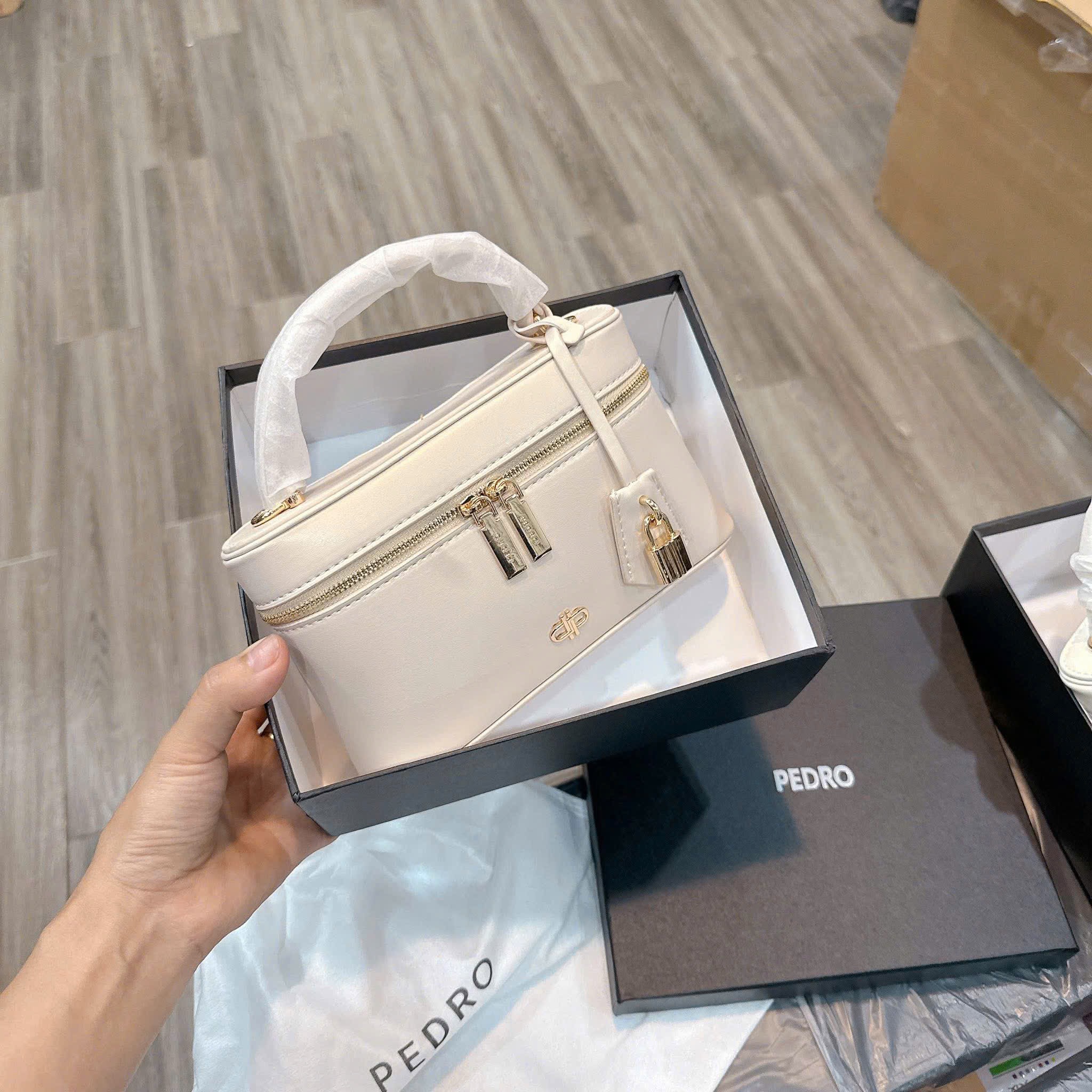 TÚI XÁCH PERDO MÀU SAMPANH NGỌC TRAI FULL BOX