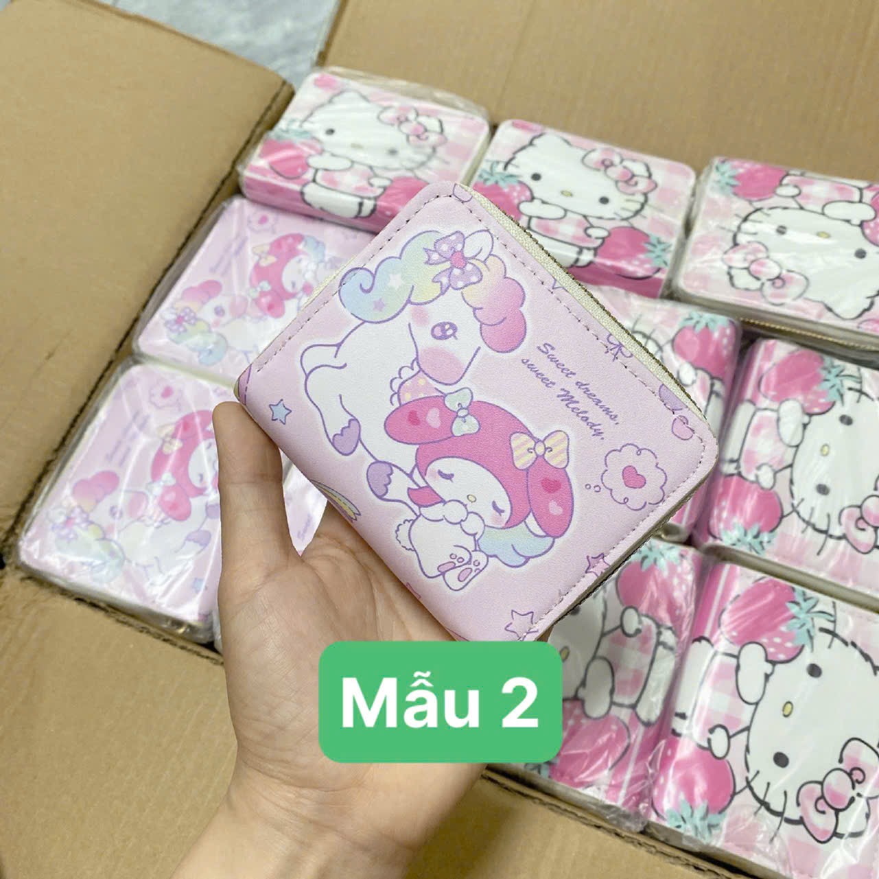 VÍ HELLO KITTY 2 MÀU M3108