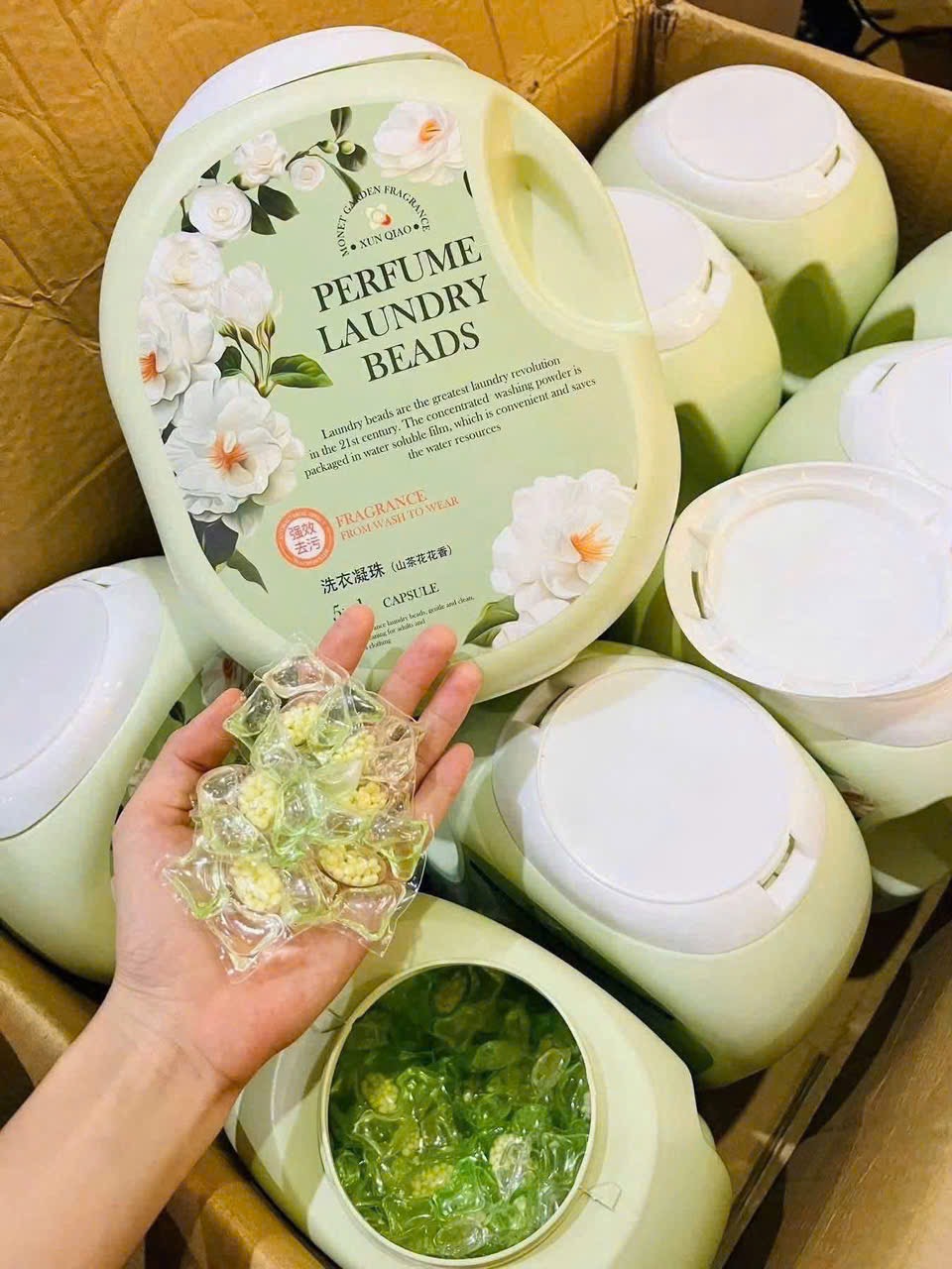 VIÊN GIẶT LƯU HƯƠNG HOA TRÀ