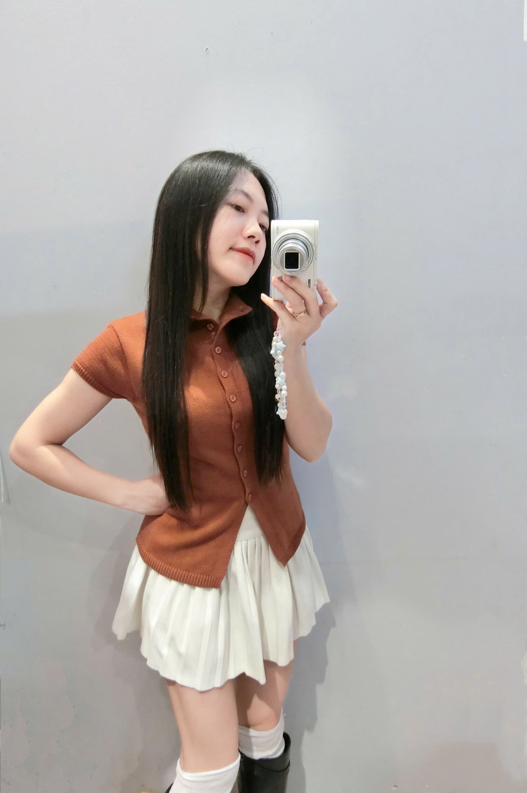 XẢ KHO ÁO LEN CDG MÀU CAM CHO NỮ