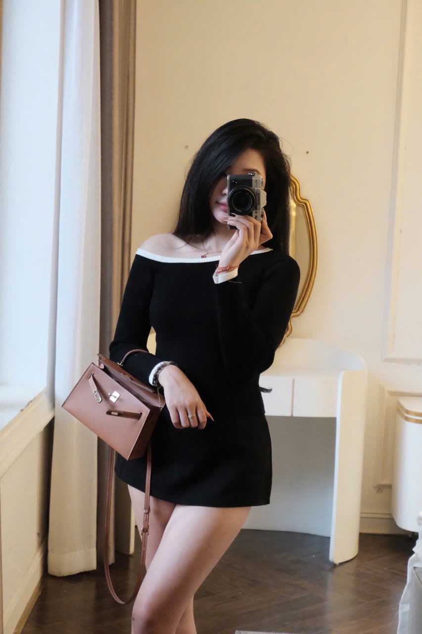 XẢ KHO ÁO LEN LỆCH VAI DÀI TAY CHO NỮ