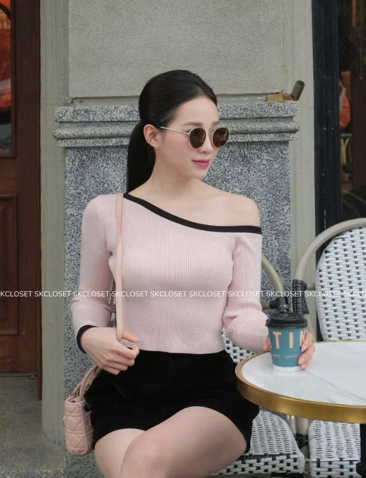 XẢ KHO ÁO LEN LỆCH VAI DÀI TAY CHO NỮ