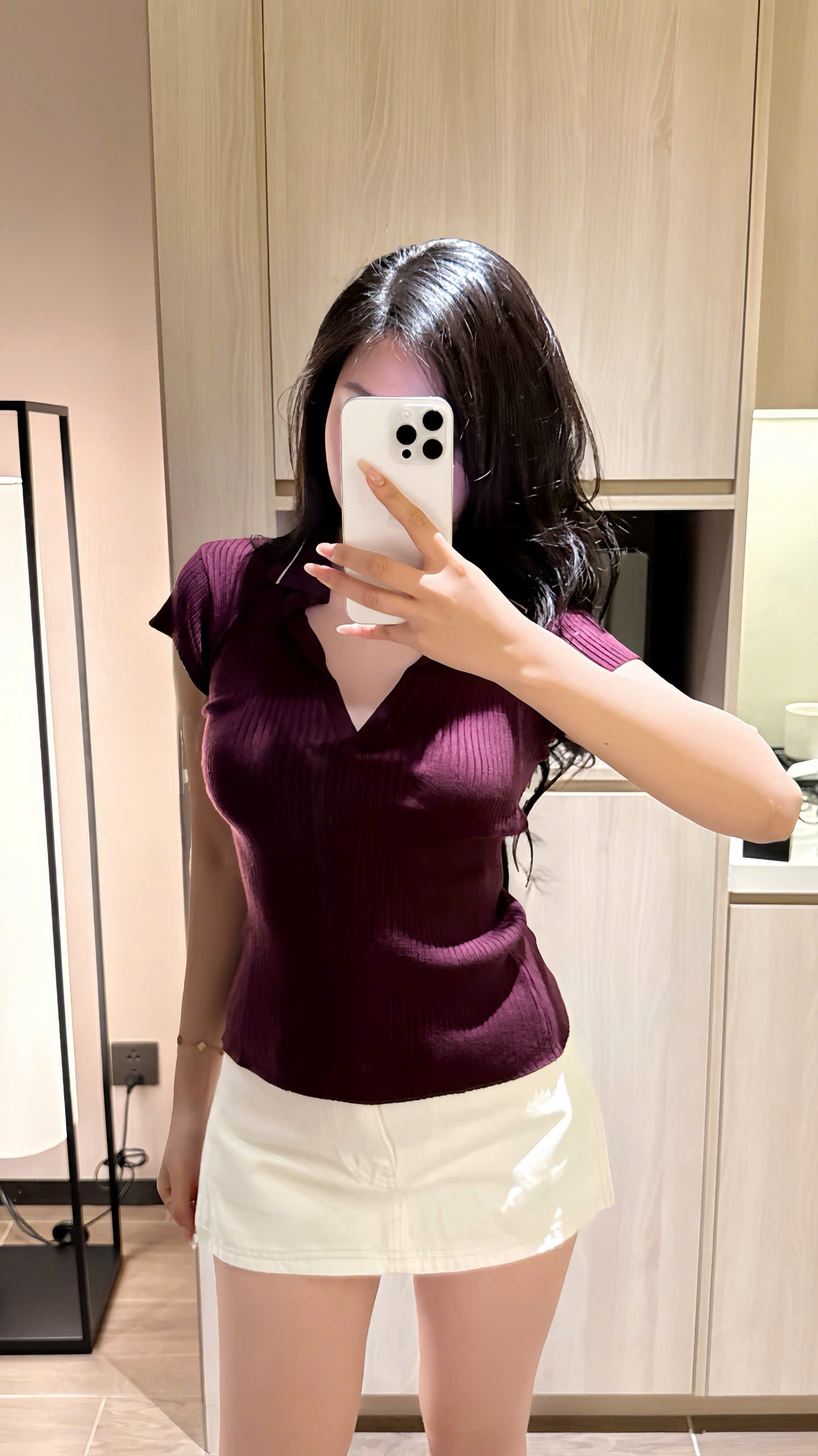 XẢ KHO ÁO LEN ZRF CỔ V MÀU ĐỎ