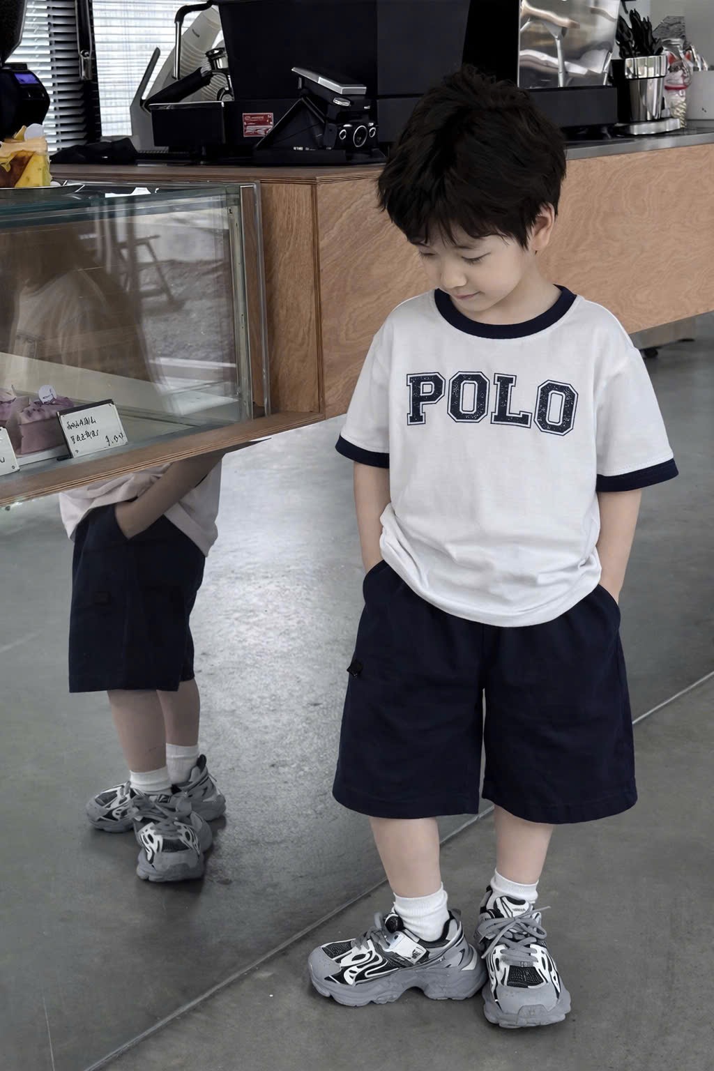 XẢ KHO SET 3 BỘ ĐÙI POLO TRẮNG CỔ VIỀN BT