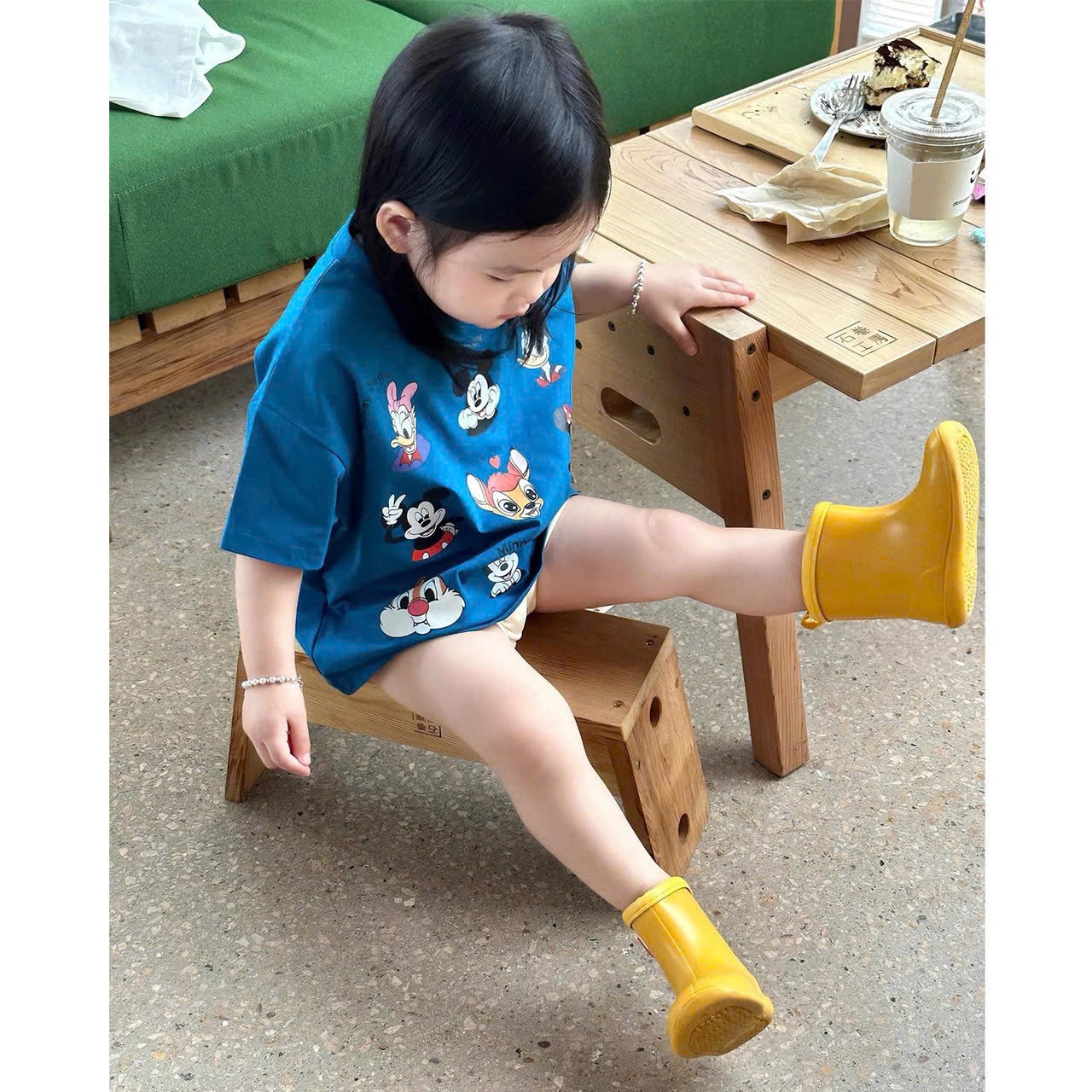 XẢ KHO BỘ HÌNH THÚ MÀU XANH CHO BÉ
