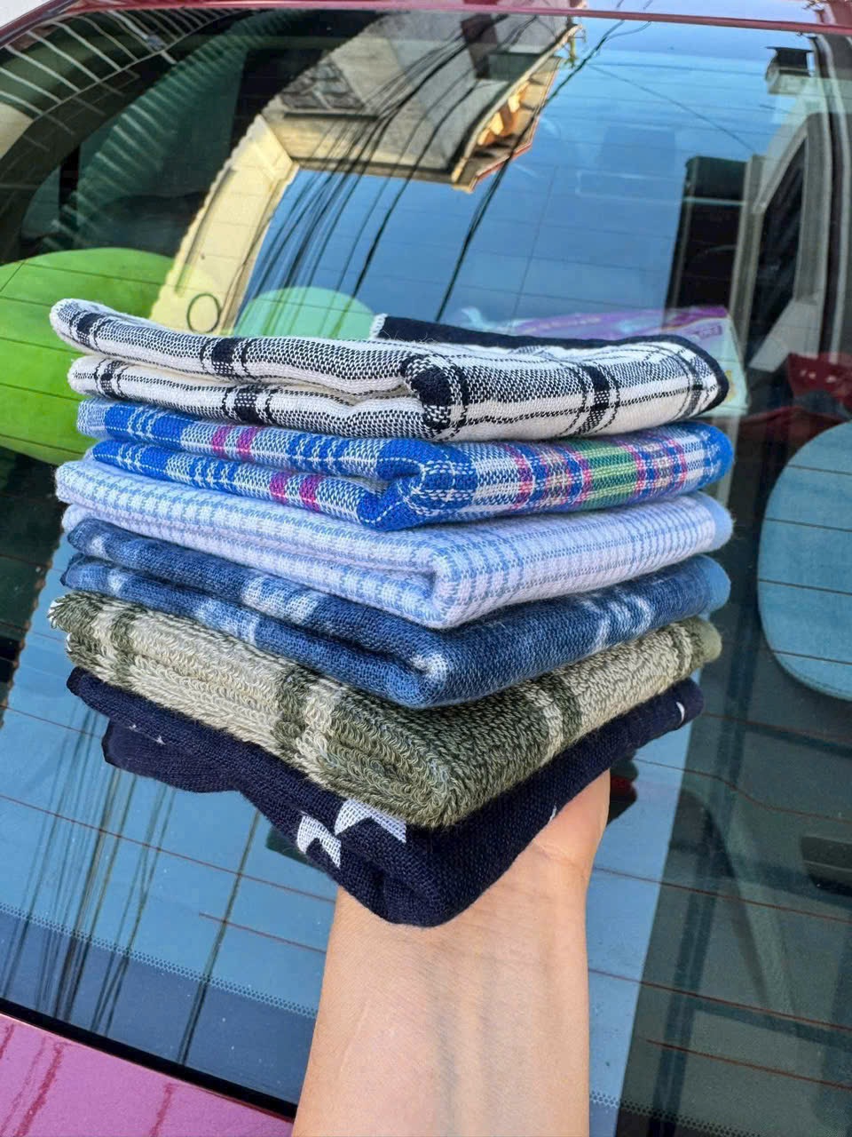 XẢ KHO SÉT 10 KHĂN MẶT POLO XUẤT DƯ