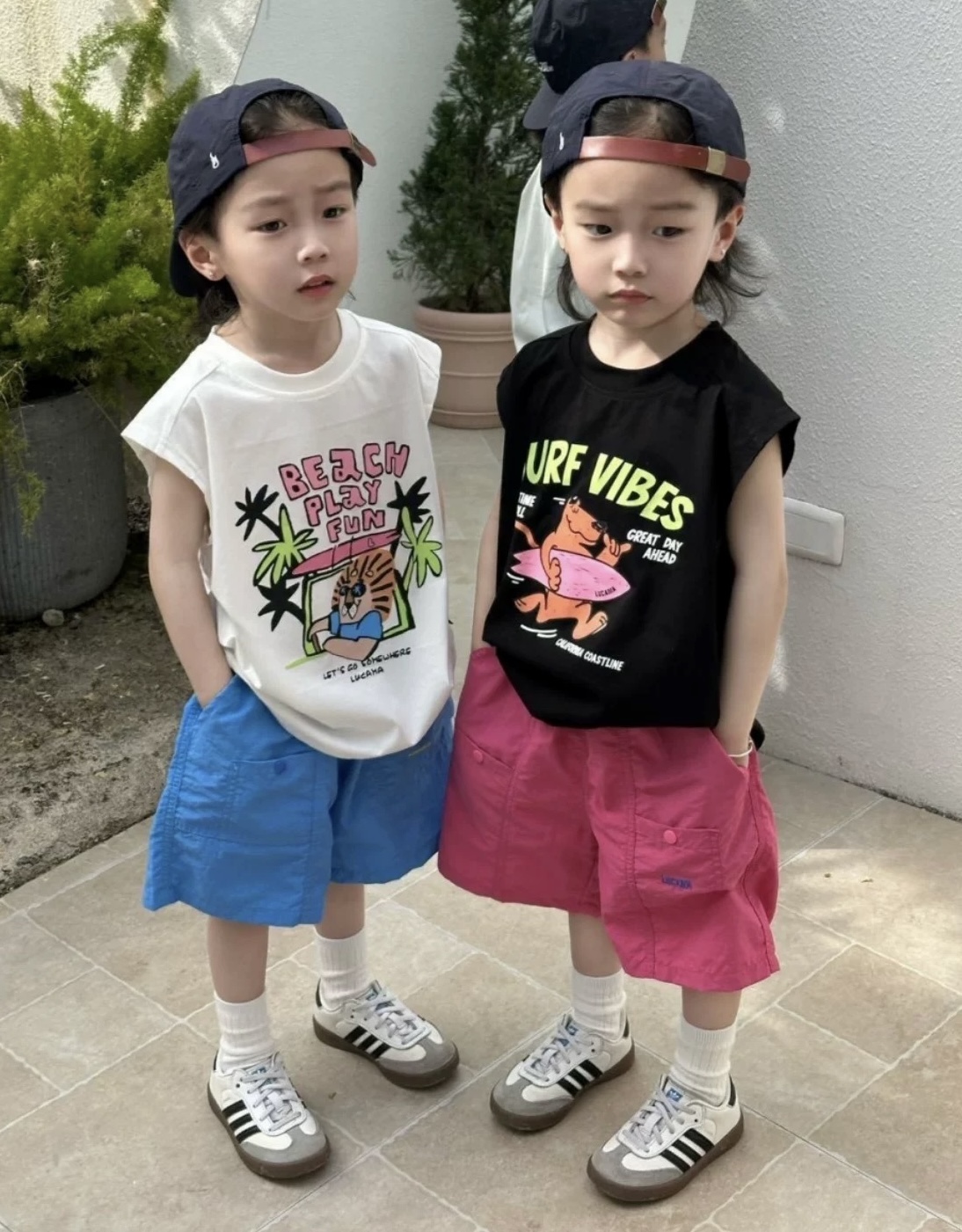XẢ KHO SET 2 BỘ ĐÙI ĐEN TRẮNG SUFR SUMMER