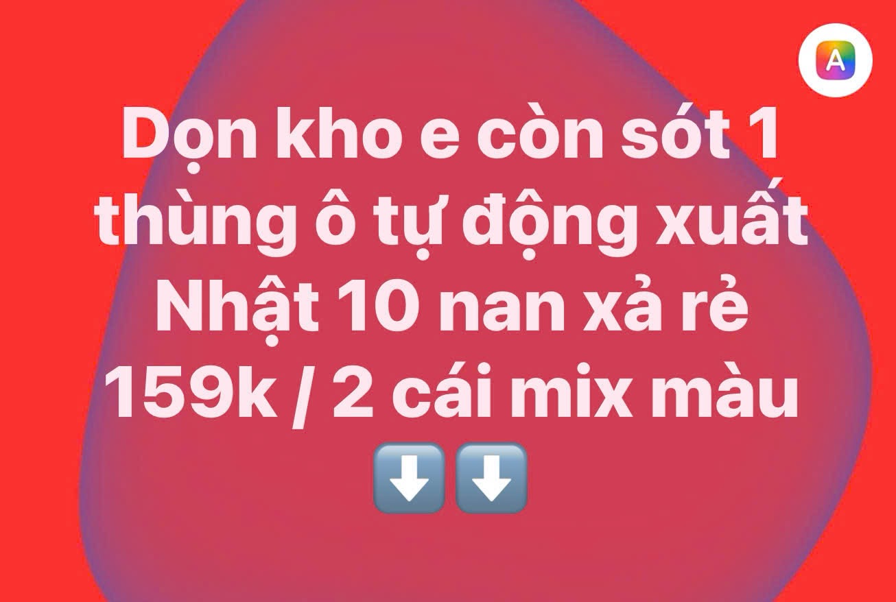 XẢ KHO SÉT 2 Ô CHO NAM NỮ