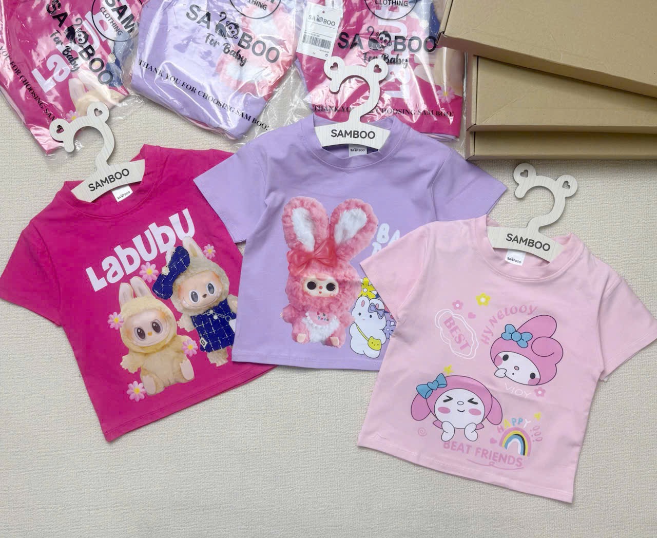 XẢ KHO SÉT 3 ÁO LABUBU CHO BG